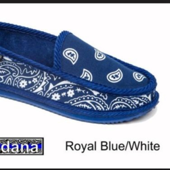 Trooper America Men's Bandana Print Slipper Shoe - Picture 6 of 6